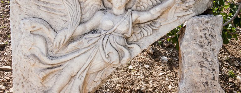 Winged Goddess Nike Relief in Ephesus