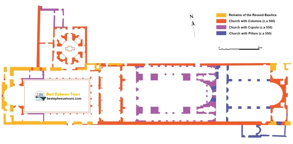 Church of Ephesus Building Phases