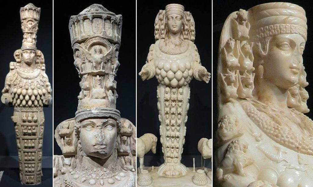 Beautiful and Great Artemis Statues in Ephesus Museum