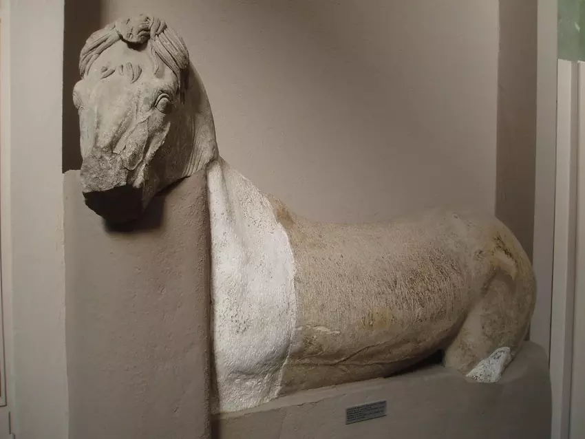 One of 4 Horses Excavated from the Temple of Artemis