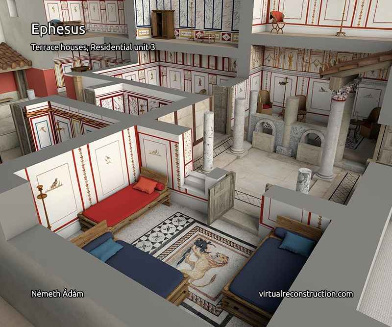 Terrace Houses Virtual Reconstruction