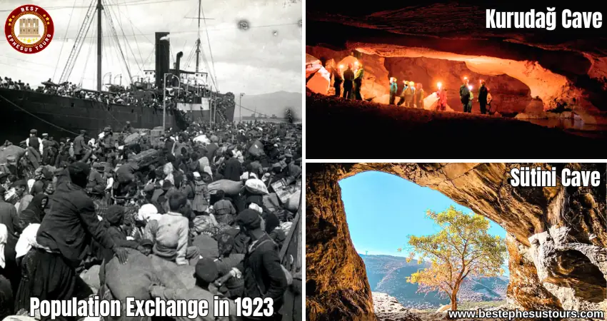 Sirince Sütini Cave Kurudağ Cave And population exchange between Turkey and Greece in 1923