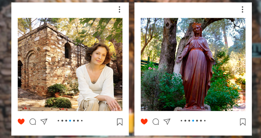 The House of the Virgin Mary and the Statue of the Mary