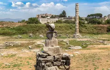 Temple of Artemis one column