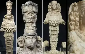 Ephesus Archaeological Museum Greate Artemis and Beautiful Artemis Statues